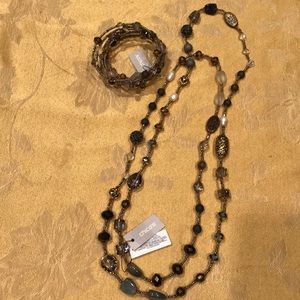 NWT Chico’s necklace(shown with matching bracelet)